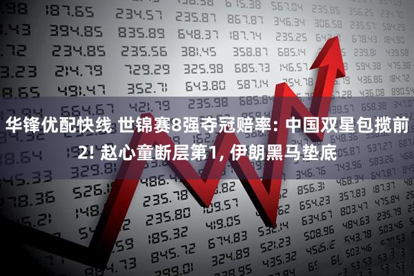 华锋优配快线 世锦赛8强夺冠赔率: 中国双星包揽前2! 赵心童断层第1, 伊朗黑马垫底
